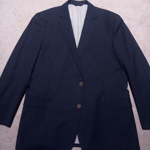 Brooks Brothers Blazer Mens Size 42S Explorer Fitzgerald Fit Blue Sport Coat